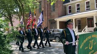 Westminster Municipal Band in the Westminster Memorial Day Parade, 2022.