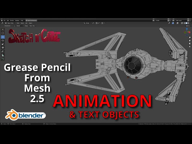 Grease Pencil From Mesh - Blender Market