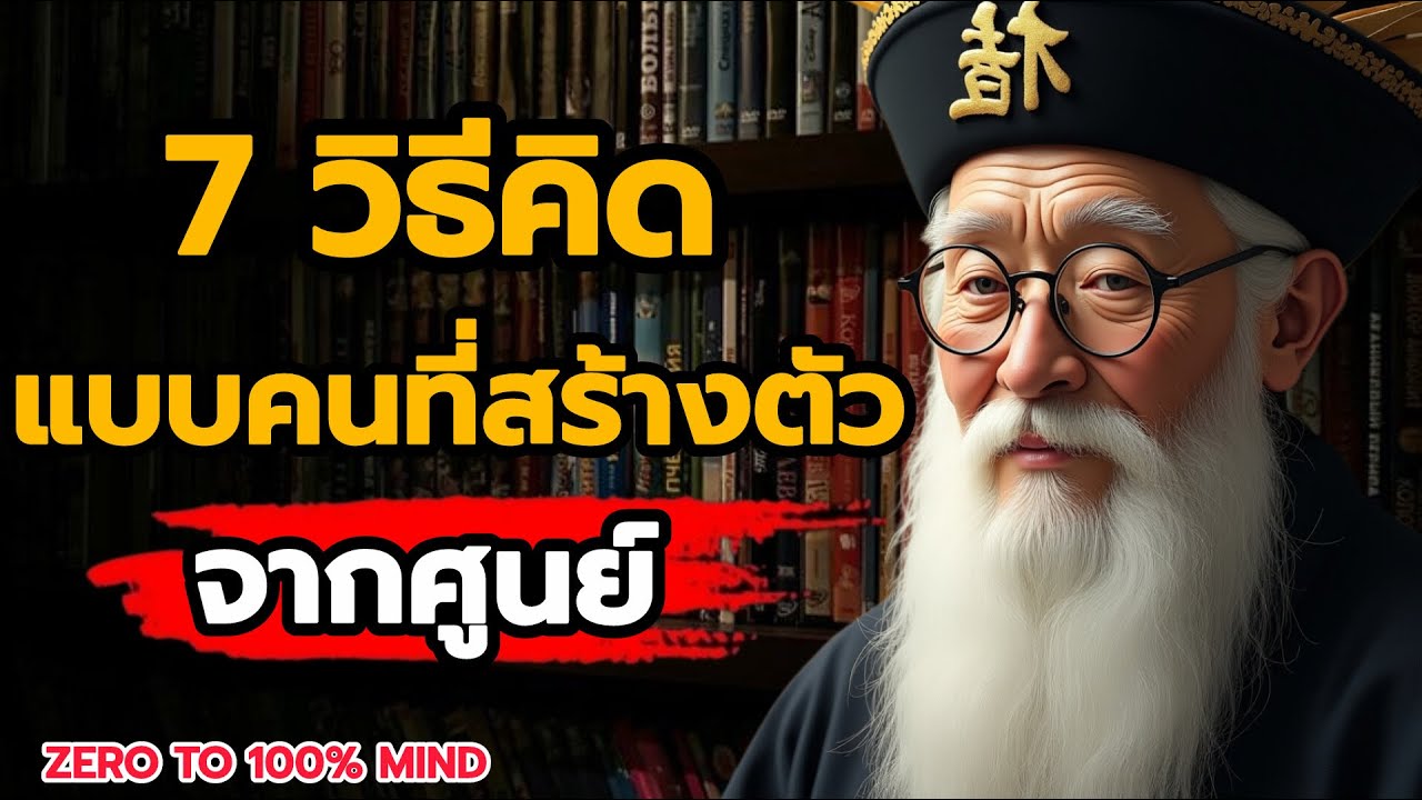 7 วิธีคิดของคนที่สร้างตัวจากศูนย์ จนโลกไม่กล้ามองข้าม || ZERO TO 100% MIND