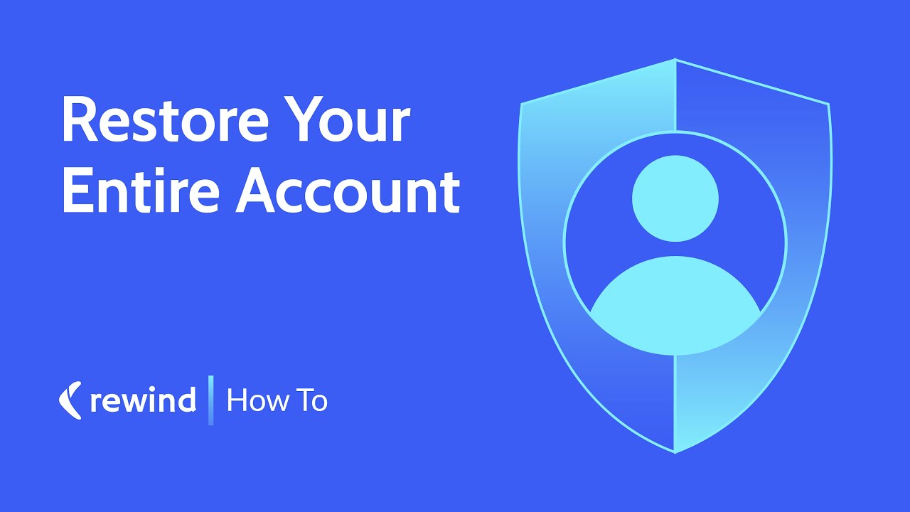 How To Rewind Your Entire Account For Shopify and BigCommerce