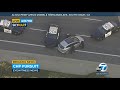 Speeding suspect taken into custody after leading authorities on pursuit on 405 Freeway | ABC7