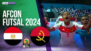 Egypt vs Angola | FUTSAL AFCON 2024 HIGHLIGHTS 04/19/2024 | beIN SPORTS USA