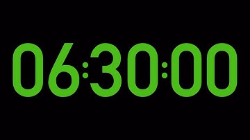 6 hours 30 minute countdown, Timer & alarm clock.