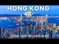 Hong Kong 4K Drone View With Relaxing Music Hong Kong City Aerial View Hong Kong 4K Drone View With Relaxing Music Hong Kong City Aerial View