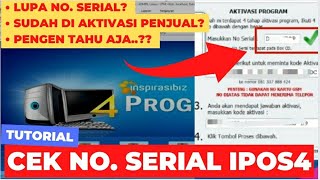 PROGRAM KASIR IPOS4: cara mudah cek lisensi no serial pada ipos4@iwa88grocery