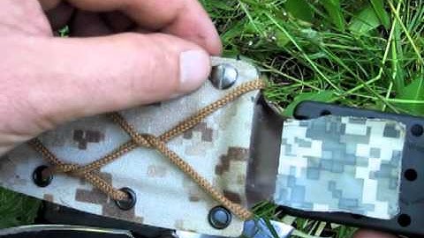 Ontario RAT 5 with Kydex sheath