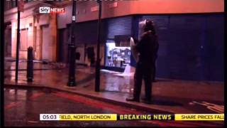 Brixton Looting 2011 Sky News Reports