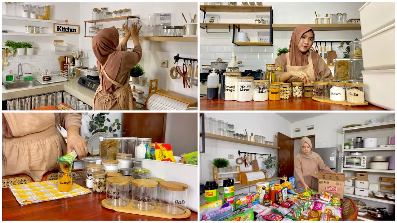 REFILL STOK DAPUR FULL 1 BULAN ‼️ PANTRY ORGANIZATION ✅