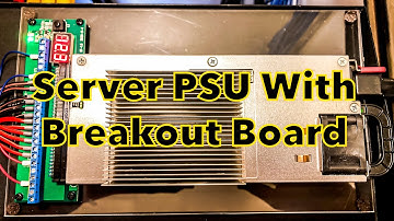 Server PSU  |  Security Camera Power Supply With Breakout Board