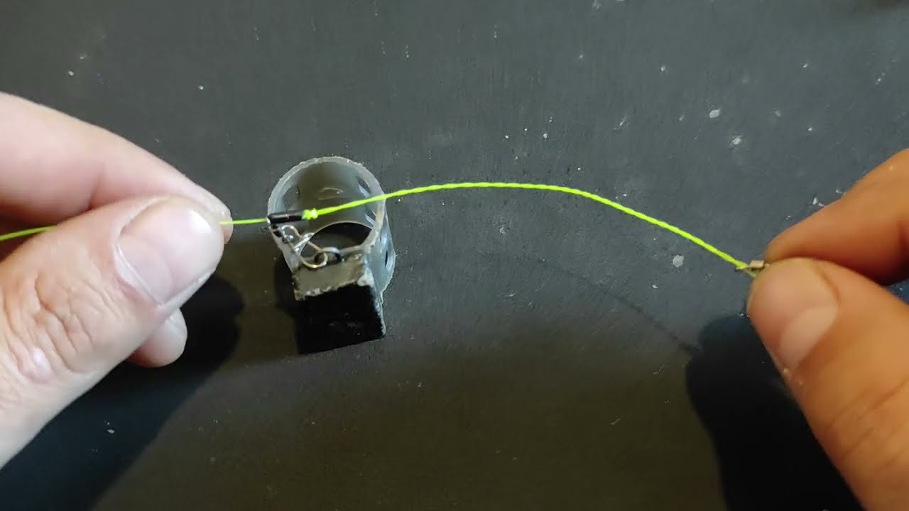 free running cage feeder rig монтаж със свободно движеща се кошничка