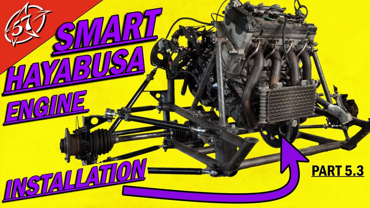 Smart Hayabusa, part 5.3: main shaft fab, reverse testing and engine