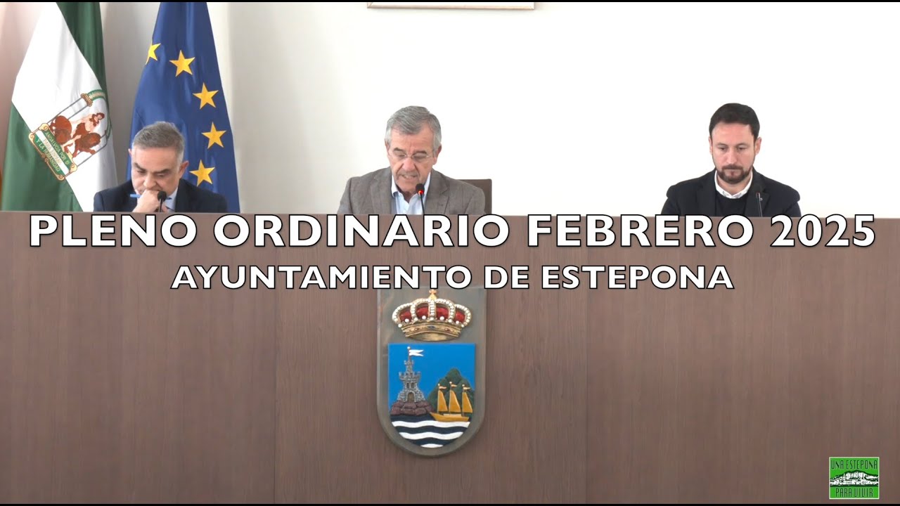 Pleno ordinario febrero 2025 (Ayuntamiento de Estepona)