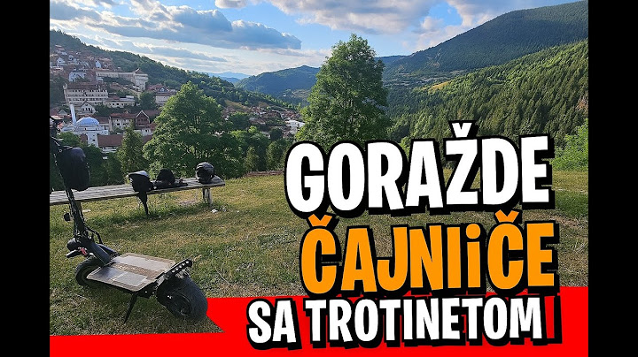 Goražde Čajniče sa trotinetom / Dualtron Ultra 2 Upgrade
