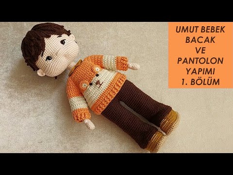 Amigurumi Erkek Umut Bebek 1. Bölüm (amigurumi doll tutorial English subtitle)