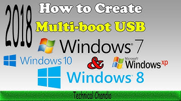 How to Create a Windows MultiBoot USB Flash Drive 2018