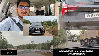 Vlog 1 - Sambalpur to Bhubaneswar Drive via Badkera | EP - 1 | Sambalpur Puri Road | Odisha Road