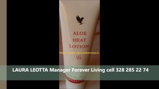 ALOE HEAT LOTION FOREVER LIVING PER DOLORI E CONTRATTURE MUSCOLARI(Muscoli indolenziti e stanchi? Per alleviare questa fastidiosa sensazione, per gli strappi muscolari e lo stress quotidiano, massaggia la parte interessata con ..., 2016-03-25T13:02:36.000Z)