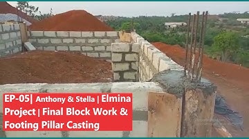 Building in Ghana | EP-05 | Anthony & Stella | 5-BHK | Elmina Project | Pillar Casting #dreamhome