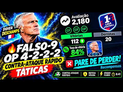 OP 4-2-2-2 🥵🔥 Contra-ataque Normal Melhor Formação eFootball 2027 🔥| Melhor Formação 4-2-2-2