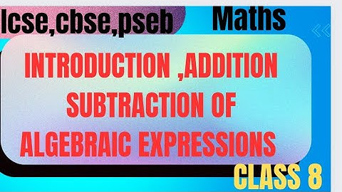 Cordova/ICSE Class 8 Maths/Ex 6.1,Q(1 to 5) Algebraic Expressions,