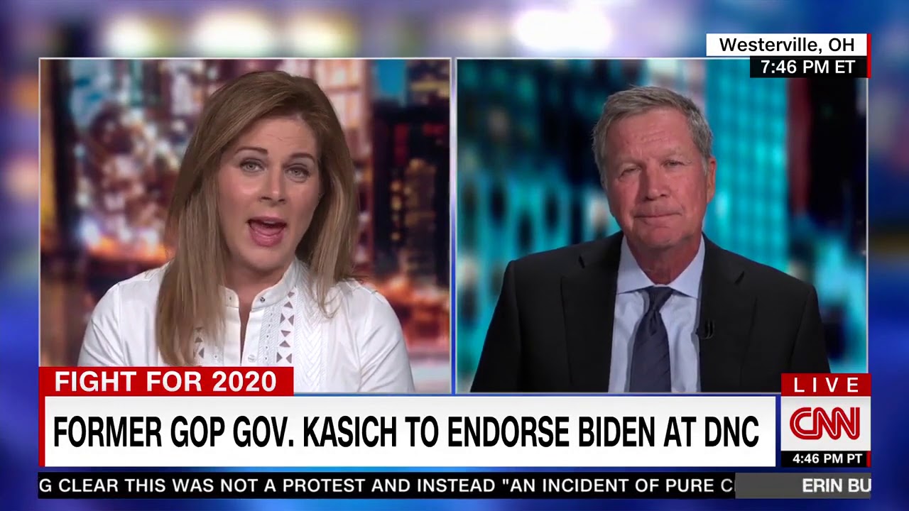 John Kasich explains why he is bucking his party and supporting Biden