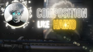 Composition Like Haiko Tutorial  After Effects