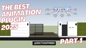 How to animate your model in sketchup 2025. keyframe animation, Fredo6 animator plugin. part- 1