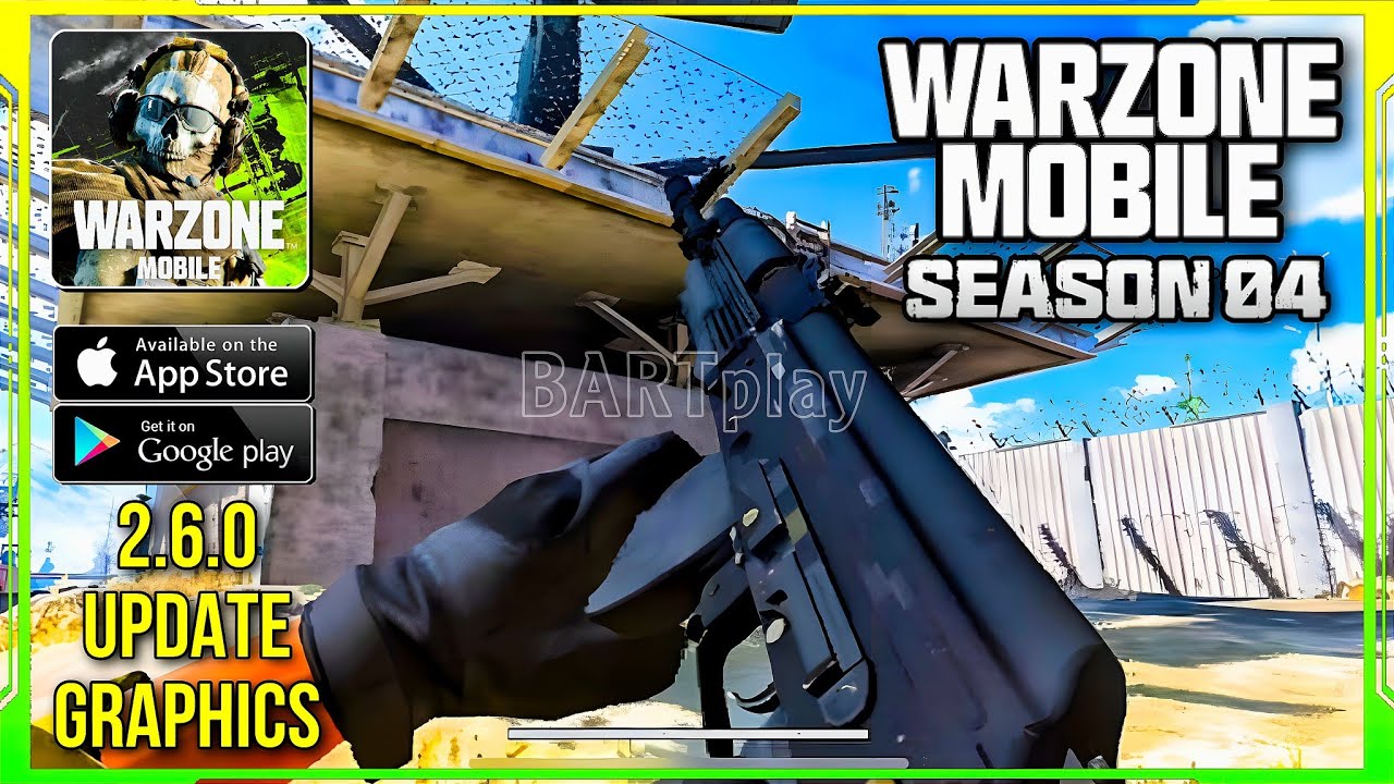 WARZONE MOBILE - SEASON 4 - NEW UPDATE GRAPHICS v2.6.0 GAMEPLAY