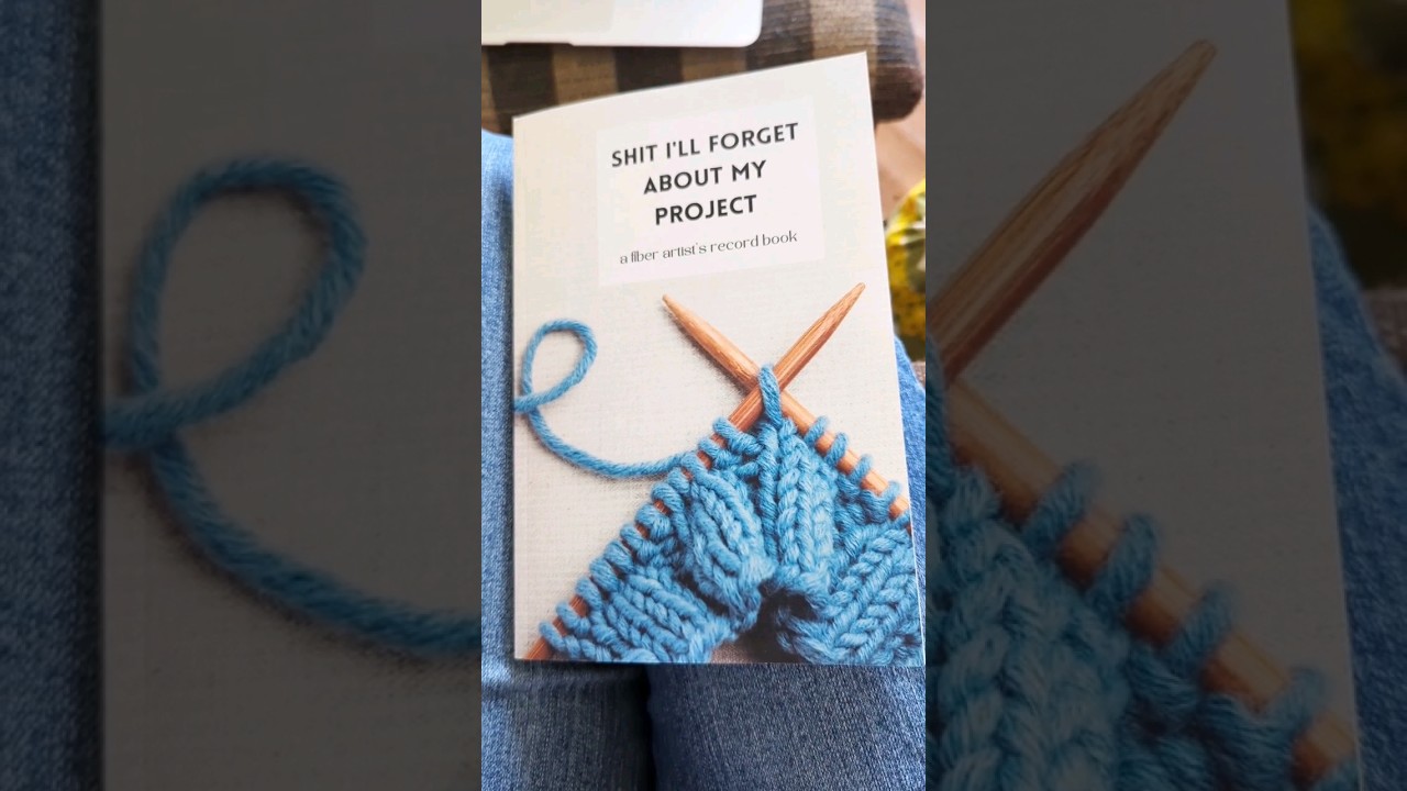 Staying organized with a knitting journal 