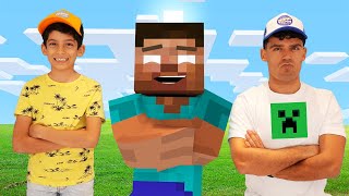 Minecraft School funny Animation story with Herobrine and Jason