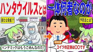 新たなる脅威！？ハンタウイルスとは一体何者なのか…その正体とは？【ずんだもん＆ゆっくり解説】