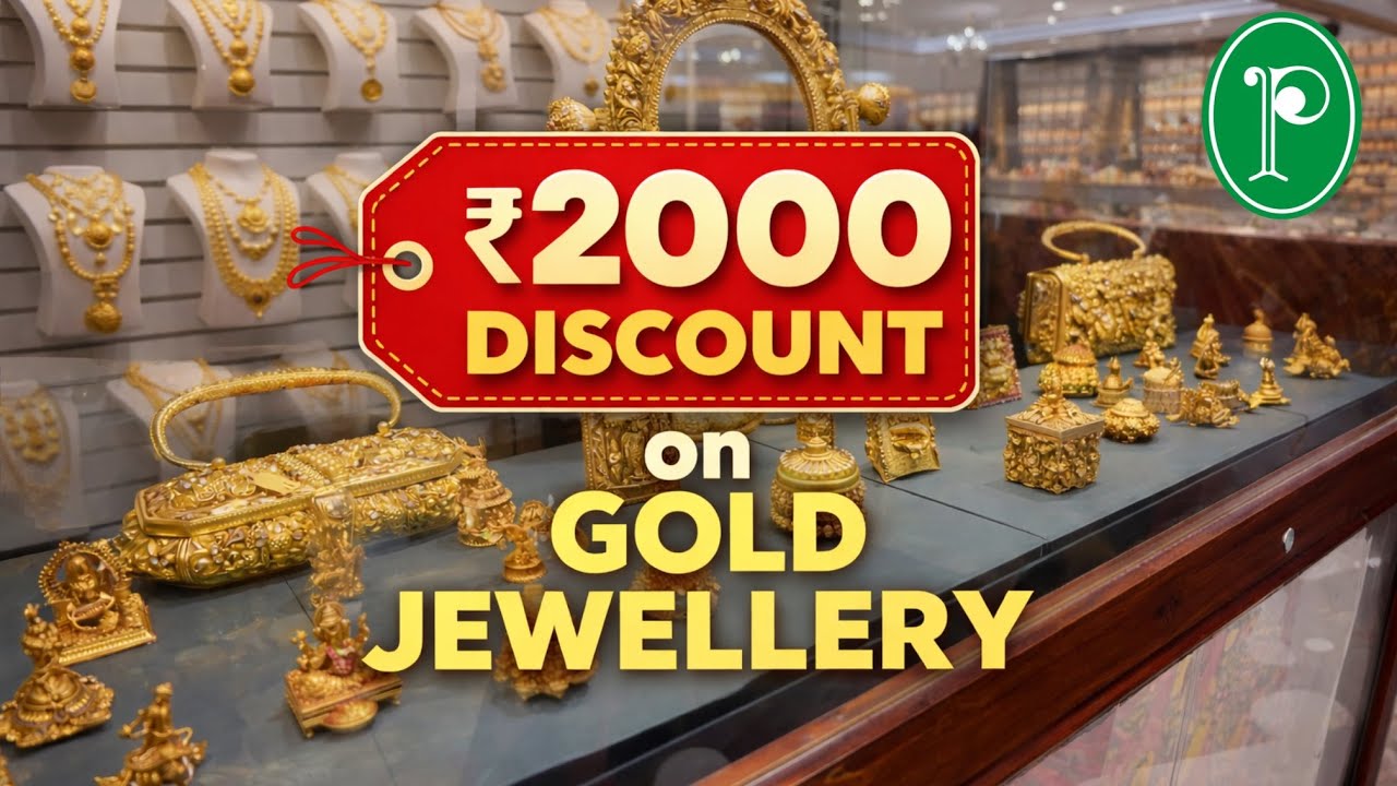 💥POTHS PADI INDIAS LARGEST SHOWROOM || ₹ 2000 discount GOLD JEWELLERY COLLECTION 