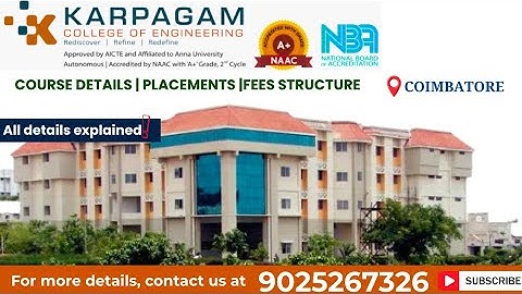 ⚡📜KARPAGAM COLLEGE OF ENGINEERING ADMISSION HELPLINE : 9025267326💡