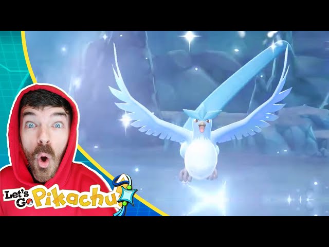 WORLD'S FASTEST SHINY ARTICUNO FOUND! Pokemon Let's GO Legendary Shiny  Hunting Catch Reaction! 