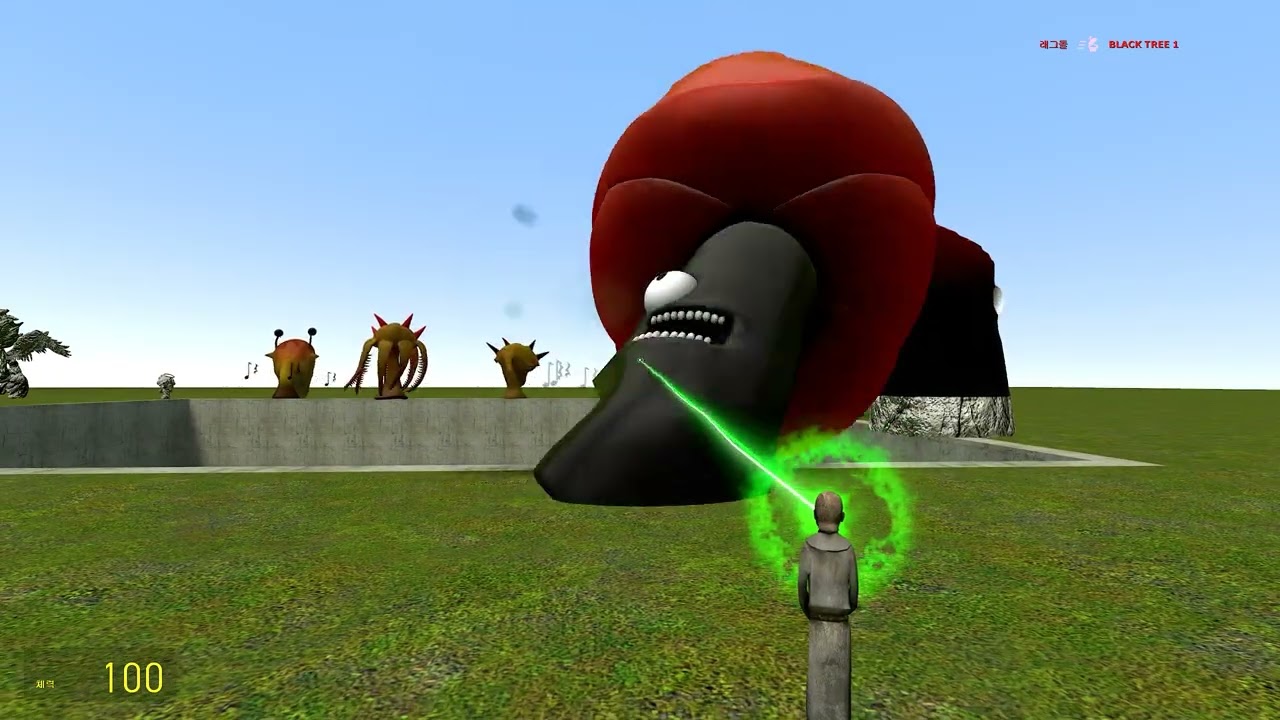 Sprunki characters stone attack! 👁️🎮 