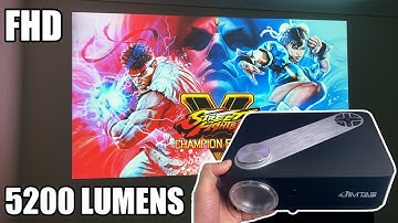 JIMTAB M22 LED Home Cinema/Gaming Projector - Enorme 300" PS4 / XBOX Gaming