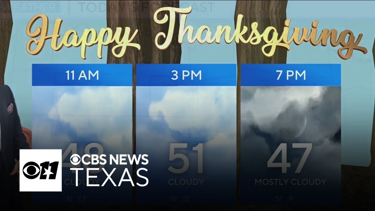 Cool, cloudy Thanksgiving Day ahead for North Texas - YouTube