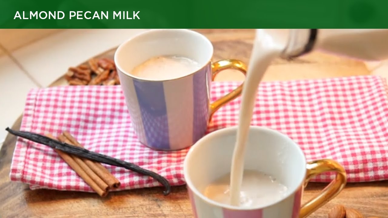 Almond Pecan Milk With Nama Juicer YouTube