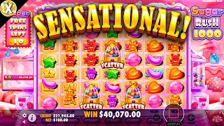Biggest EPIC WINs ⚡ Sugar Rush 1000 ⚡ NEW Online Slot EPIC Big WIN - Pragmatic (Casino Supplier)
