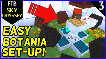 FTB Sky Odyssey EASY Botania - Automated Mana! Ep3
