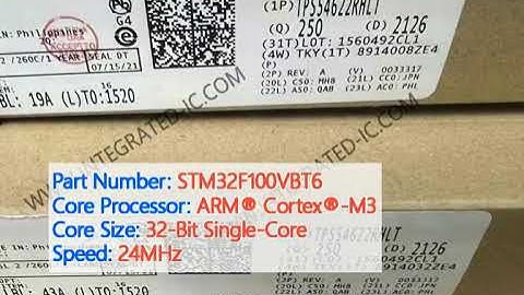 STM32F100VBT6 Microcontroller MCU High Performance 32-Bit Single Core Microcontroller IC