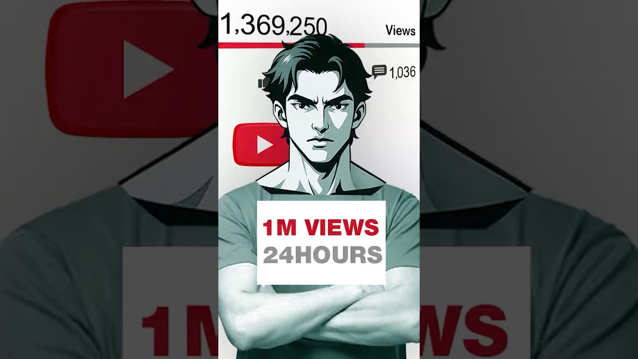 How to get 1M views in 24H 😱 #shorts  #editing