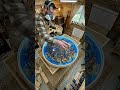Making a Luxury Epoxy Resin Table (Satisfying Process) 🪵 #shorts⁠