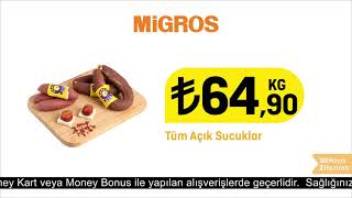 Taze Festivali Migros Ve Migros Sanal Markette Tüm Açık Sucuk