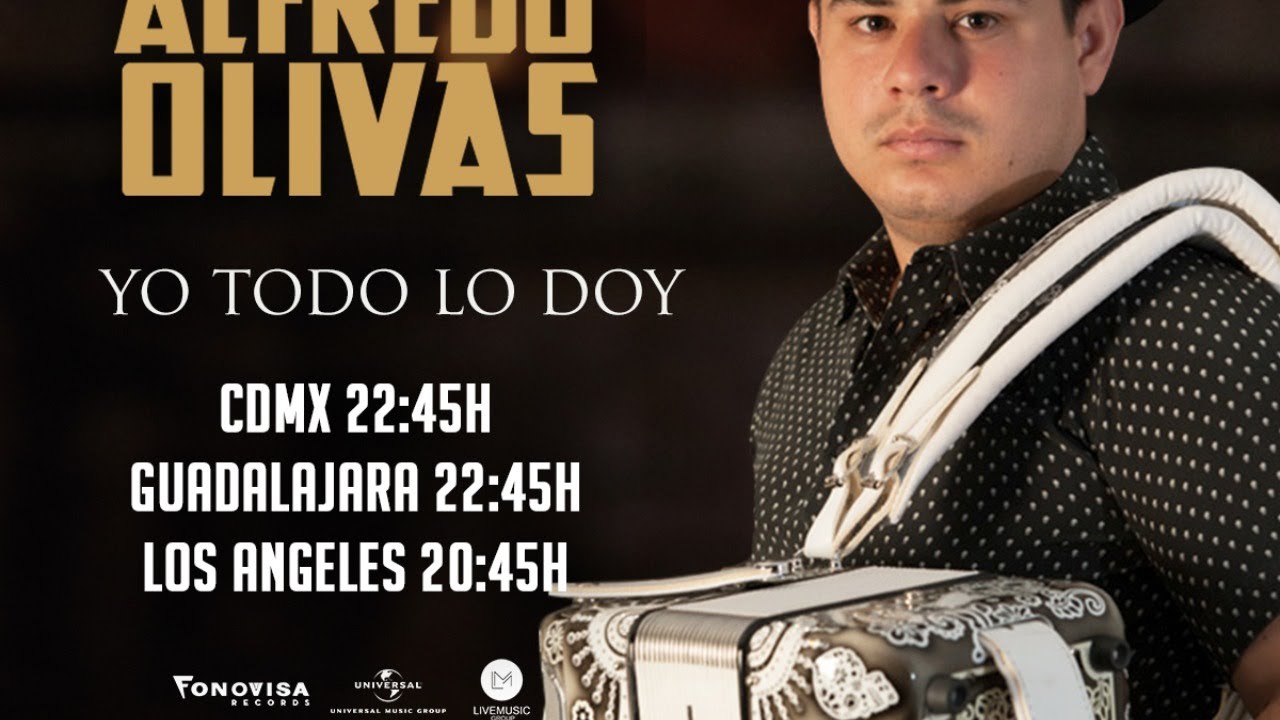 RED CARPET ALFREDO OLIVAS PRESENTANDO "YO TODO LO DOY" YouTube