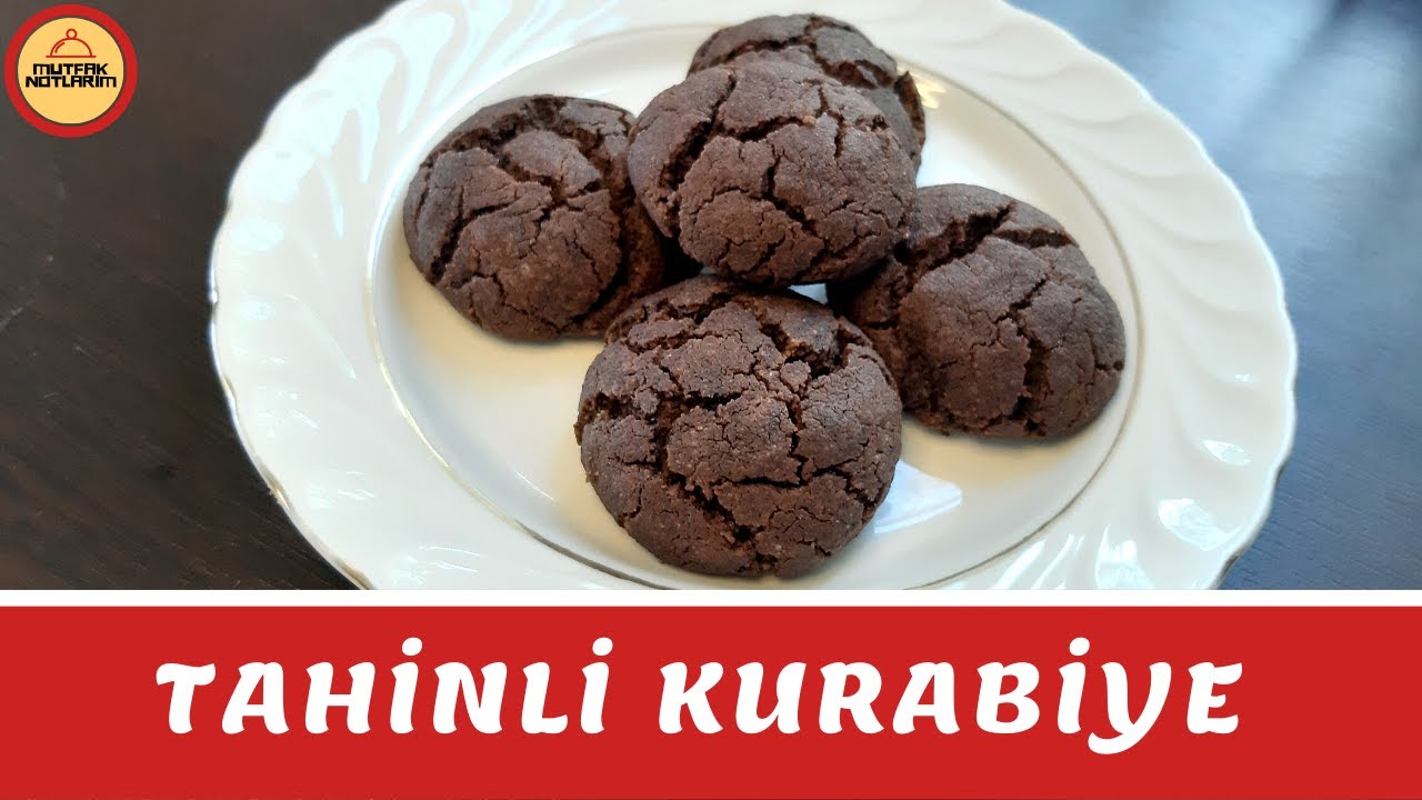 Tahinli Kurabiye Kakaolu Ağızda Dağılan Çok Pratik Kurabiye