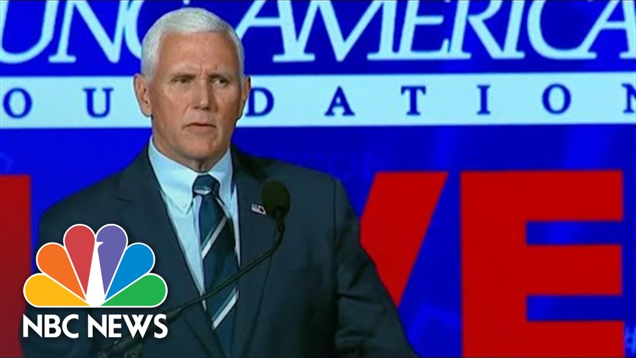 Pence Encourages Republicans To 'Focus On The Future,' Not Past Elections