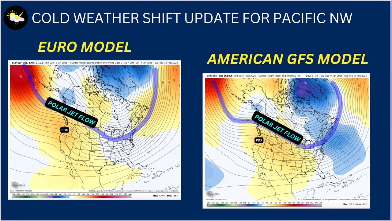 Northwest Cold Pattern Shift Update & Freezing Nights Ahead - YouTube