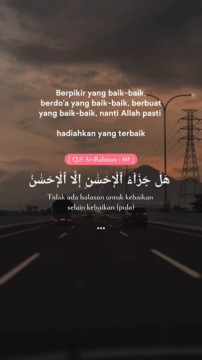 'Tanam kebaikan, panen kebaikan. 🌿✨ (QS. Ar-Rahman: 60)' #QS. Ar-Rahman: 60  #tipsbahagia