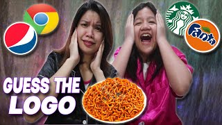Guess The Logo With SPICY NOODLE CHALLENGE! | Ladysue Vlogs